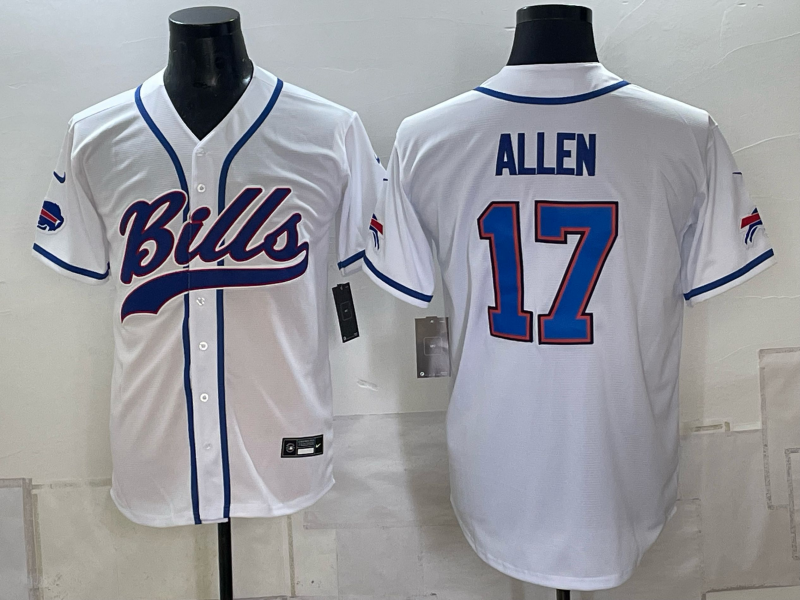 Men 2026 Buffalo Bills #17 Allen white Nike Limited NFL Jersey 0918003->->